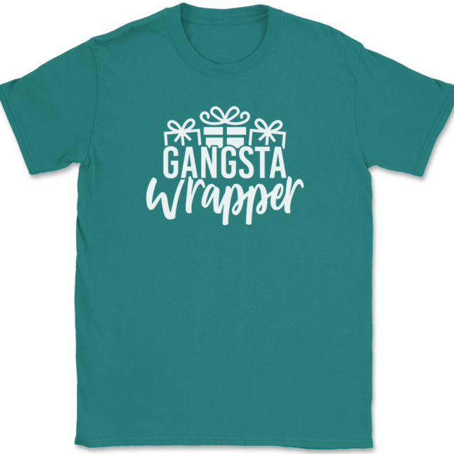 Gangsta Wrapper T-Shirt Mens Tee - Image 10