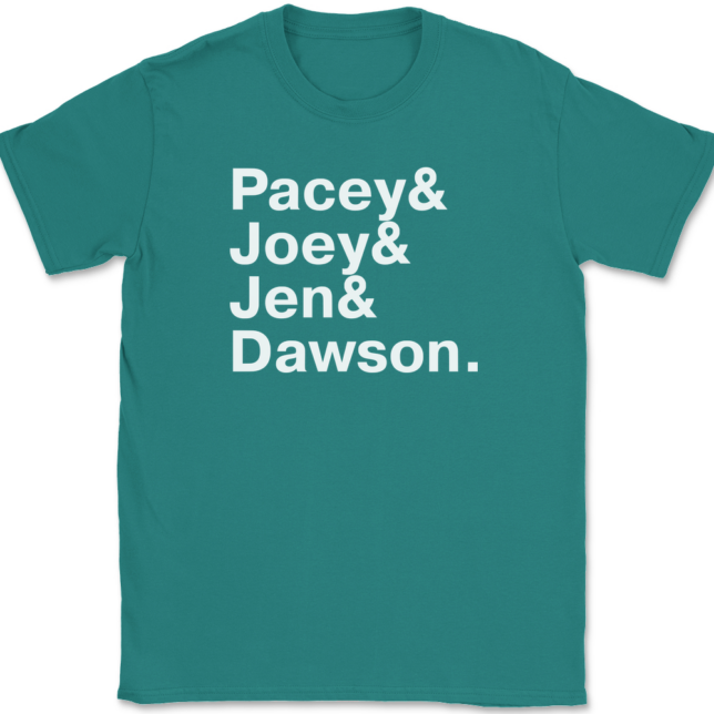 Dawson's Creek Names T-Shirt Mens Tee - Image 10