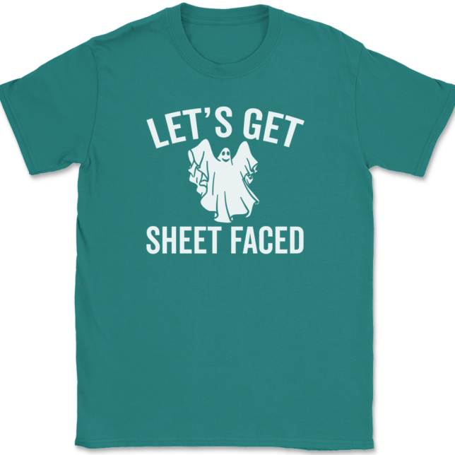 Let's Get Sheet Faced T-Shirt Mens Tee - Image 10