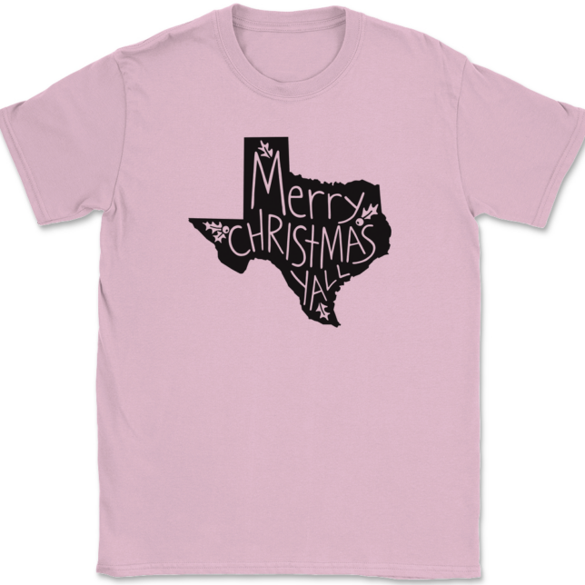 Texas Merry Christmas Yall T-Shirt Mens Tee - Image 11