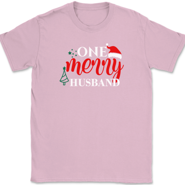 One Merry Husband T-Shirt Mens Tee - Image 11