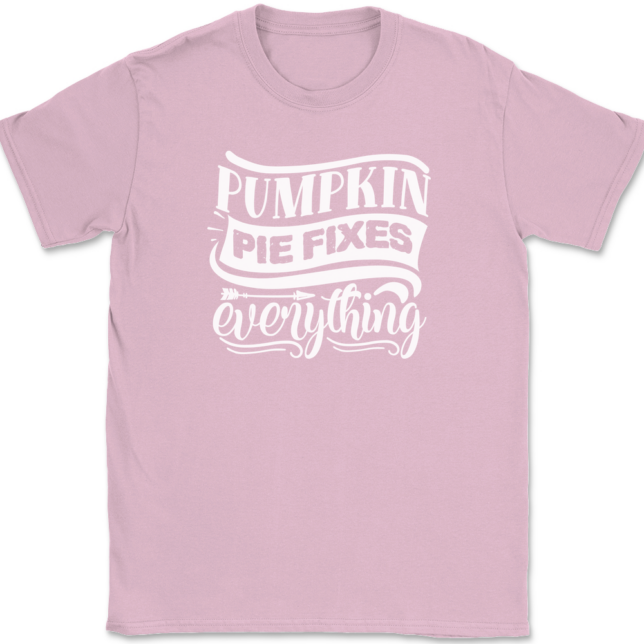 Pumpkin Pie Fixes Everything T-Shirt Mens Tee - Image 11