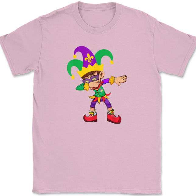 Dabbing Mardi Gras T-Shirt Mens Tee - Image 11