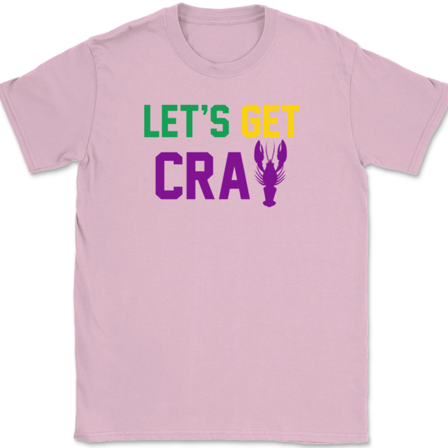 Lets Get Cray Mardi Gras T-Shirt Mens Tee - Image 11