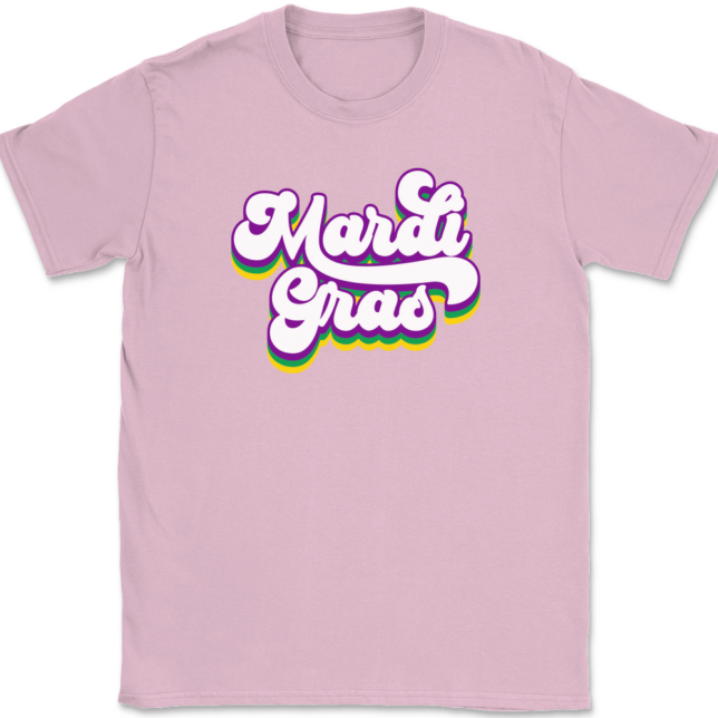 Mardi Gras Retro T-Shirt Mens Tee - Image 11