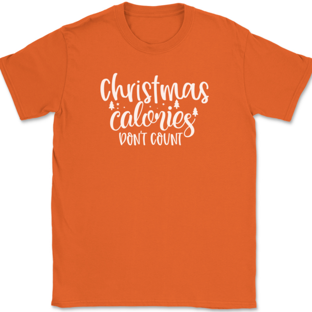 Christmas Calories Don't Count T-Shirt Mens Tee - Image 12