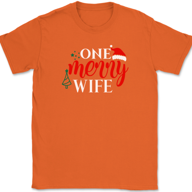 One Merry Wife T-Shirt Mens Tee - Image 12