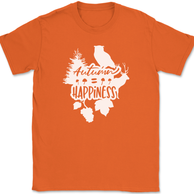 Autumn Happiness T-Shirt Mens Tee - Image 12