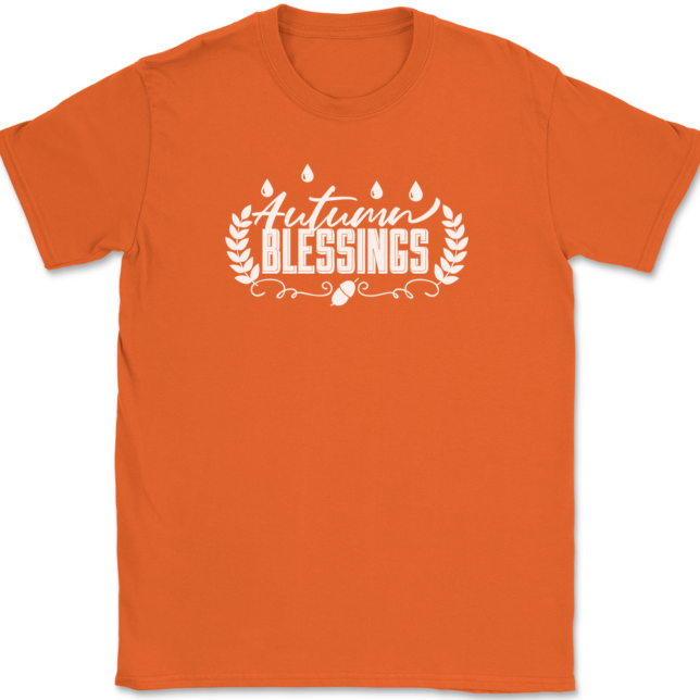 Autumn Blessings T-Shirt Mens Tee - Image 12