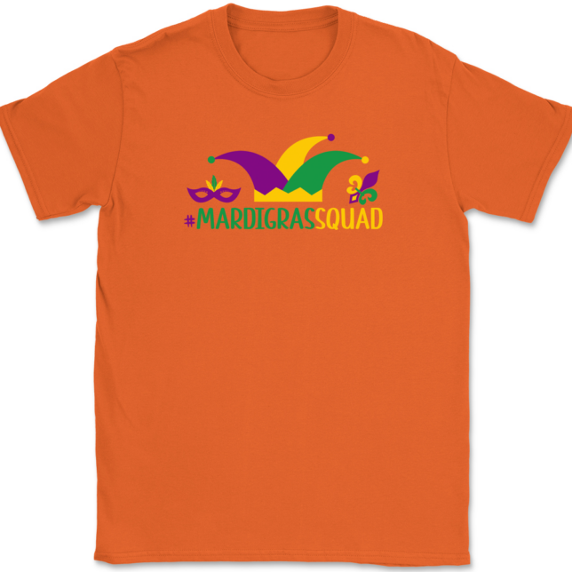 Mardi Gras Squad T-Shirt Mens Tee - Image 12