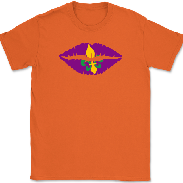 Fleur-de-Lips Mardi Gras T-Shirt Mens Tee - Image 12