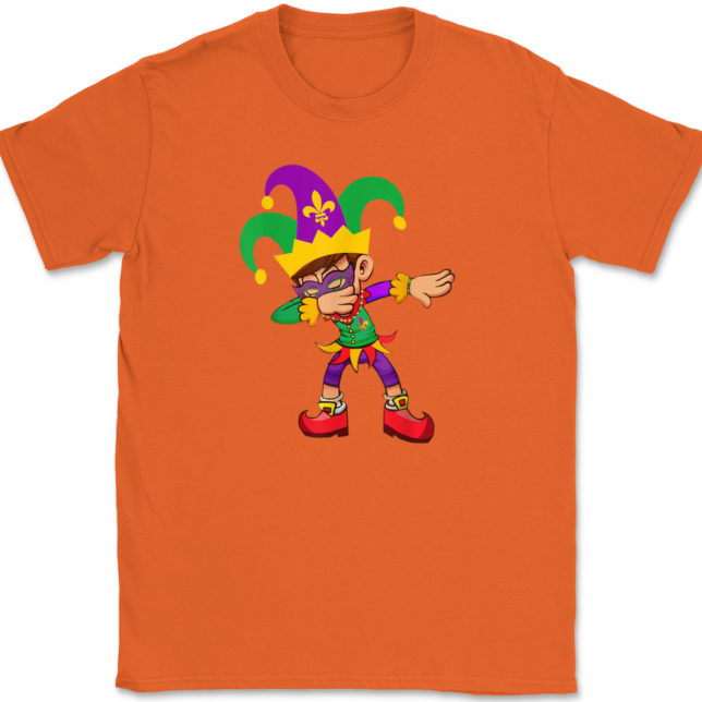 Dabbing Mardi Gras T-Shirt Mens Tee - Image 12