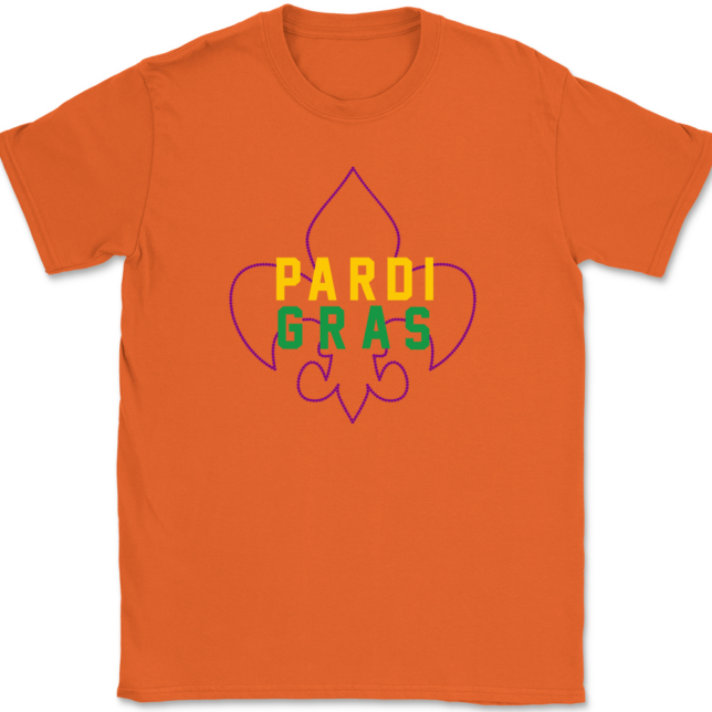 Mardi Gras Pardi Gras T-Shirt Mens Tee - Image 12