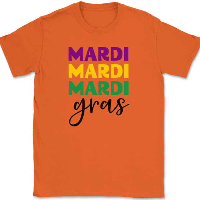 Mardi Gras Bold T-Shirt Mens Tee - Image 12