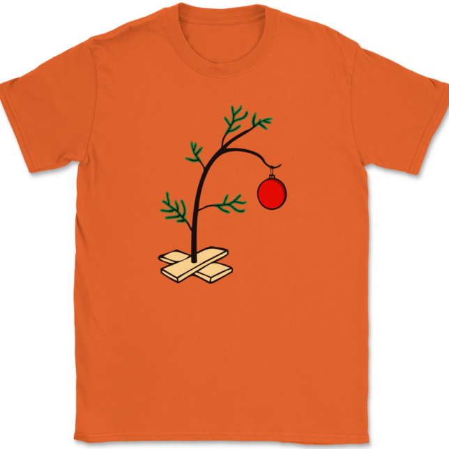 Charlie Brown Christmas Tree T-Shirt Mens Tee - Image 12