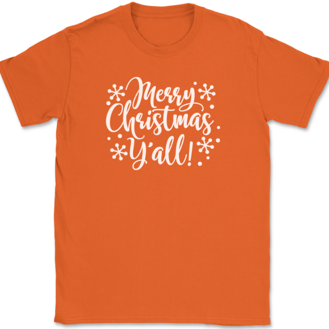 Merry Christmas Yall T-Shirt Mens Tee - Image 12