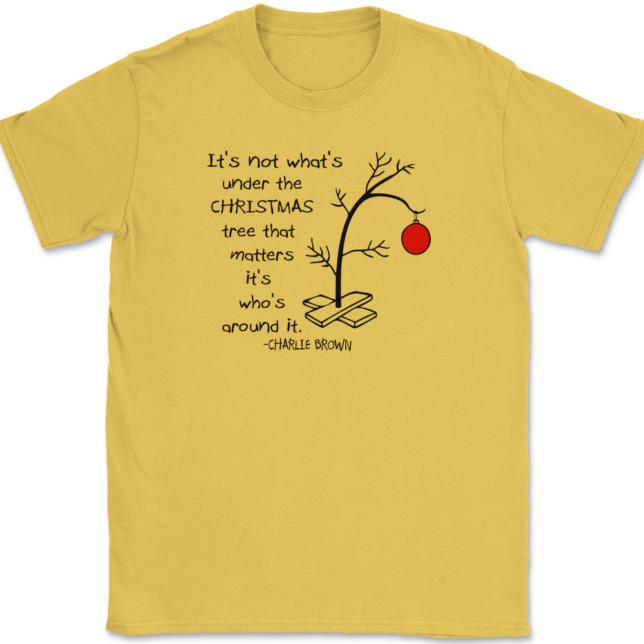 Charlie Brown Quote T-Shirt Mens Tee - Image 13