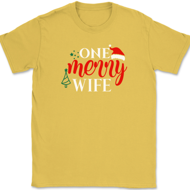 One Merry Wife T-Shirt Mens Tee - Image 13