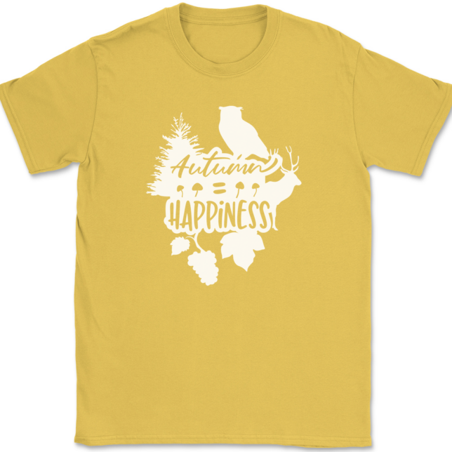 Autumn Happiness T-Shirt Mens Tee - Image 13