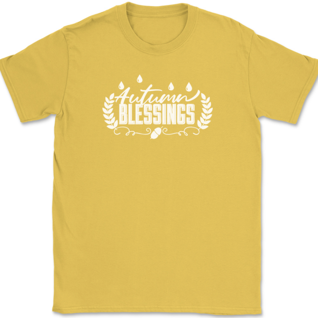 Autumn Blessings T-Shirt Mens Tee - Image 13