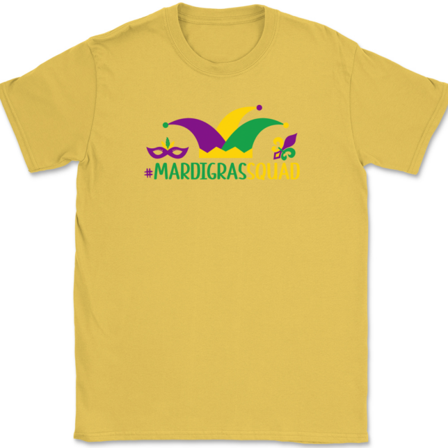 Mardi Gras Squad T-Shirt Mens Tee - Image 13