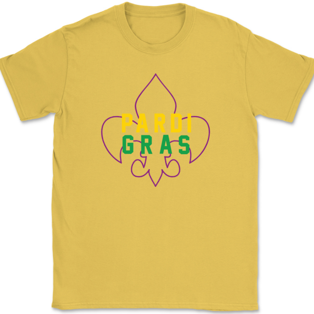 Mardi Gras Pardi Gras T-Shirt Mens Tee - Image 13