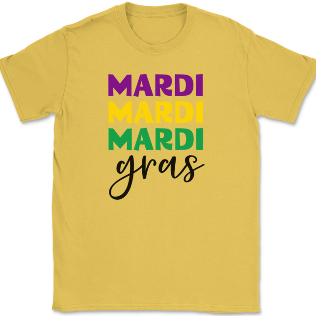 Mardi Gras Bold T-Shirt Mens Tee - Image 13