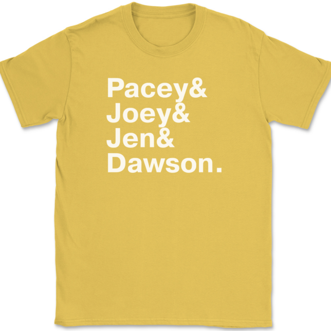 Dawson's Creek Names T-Shirt Mens Tee - Image 13