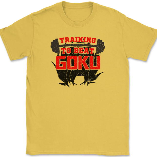 Training To Beat Goku T-Shirt Mens Tee - Image 13