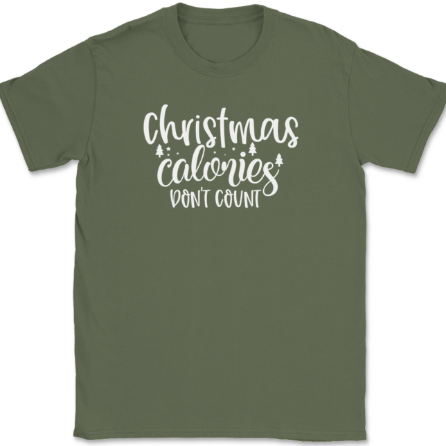 Christmas Calories Don't Count T-Shirt Mens Tee - Image 14