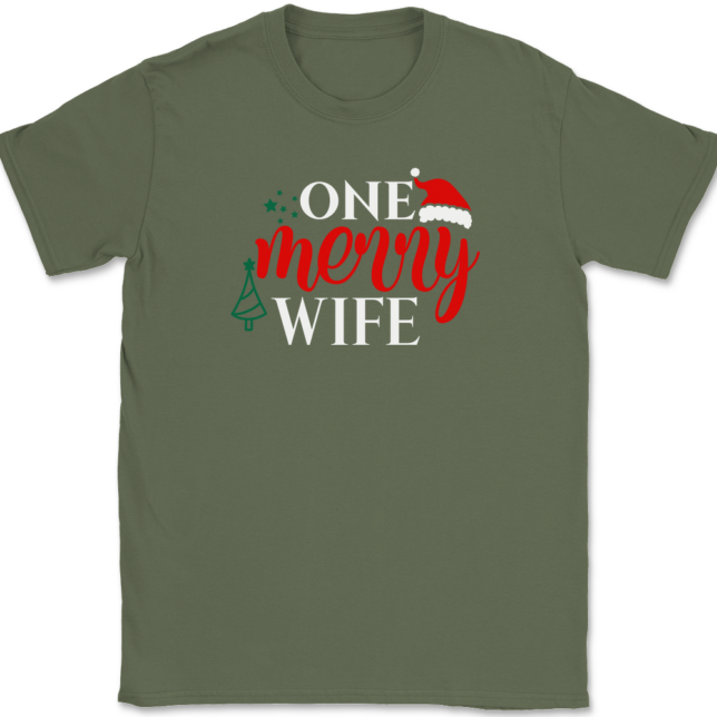 One Merry Wife T-Shirt Mens Tee - Image 14