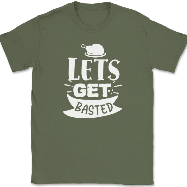 Lets Get Basted T-Shirt Mens Tee - Image 14