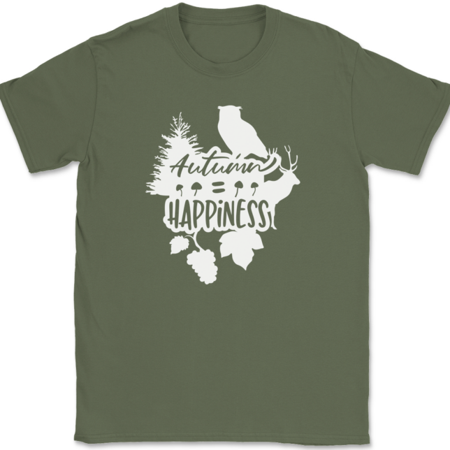 Autumn Happiness T-Shirt Mens Tee - Image 14