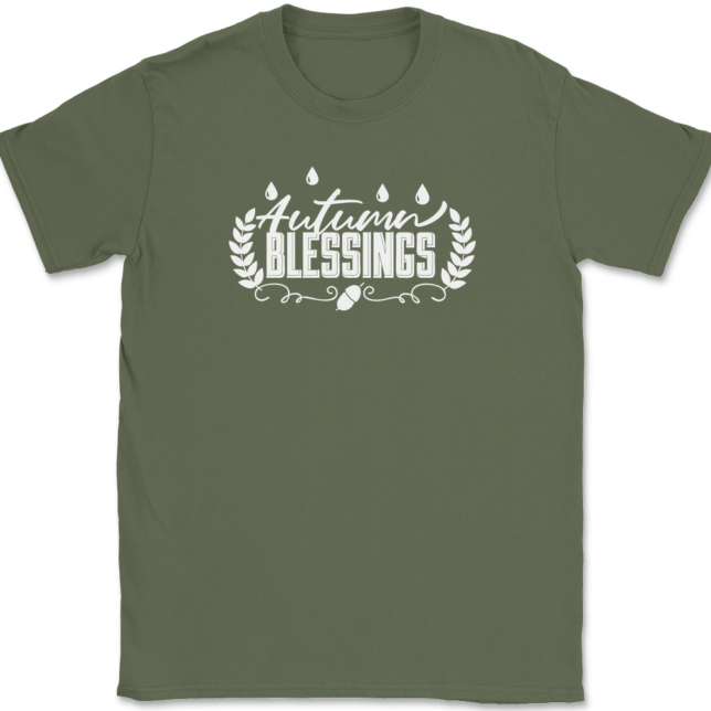 Autumn Blessings T-Shirt Mens Tee - Image 14