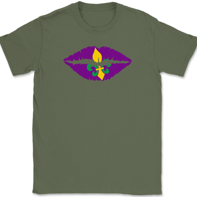 Fleur-de-Lips Mardi Gras T-Shirt Mens Tee - Image 14