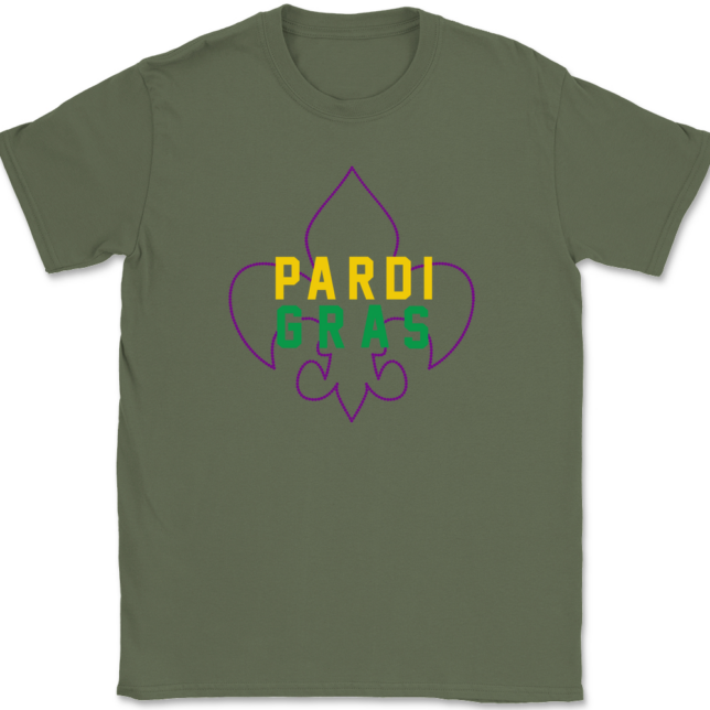 Mardi Gras Pardi Gras T-Shirt Mens Tee - Image 14