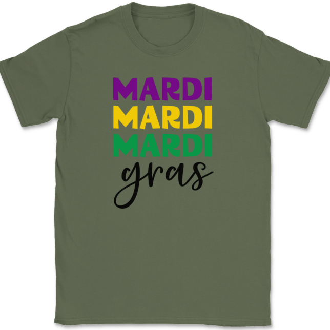 Mardi Gras Bold T-Shirt Mens Tee - Image 14