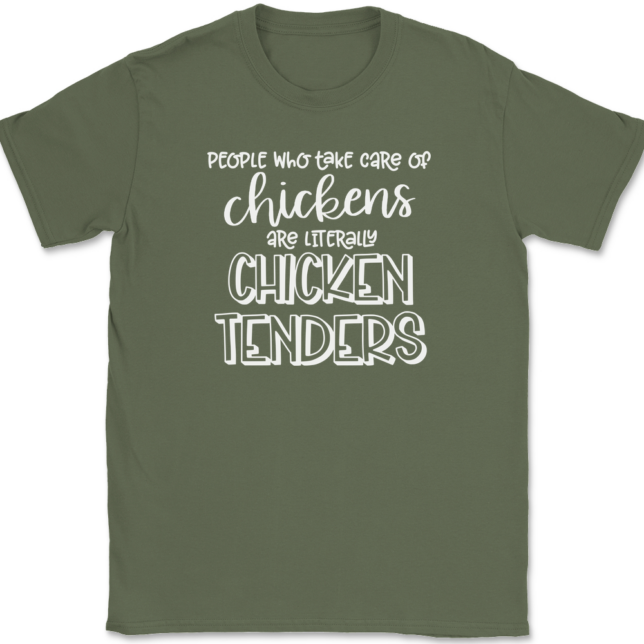 Chicken Tenders T-Shirt Mens Tee - Image 14