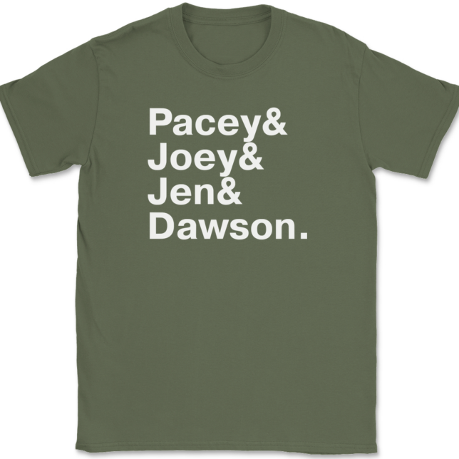 Dawson's Creek Names T-Shirt Mens Tee - Image 14