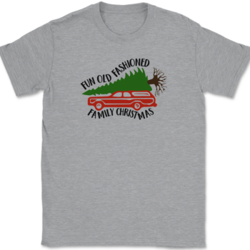 Fun Old-Fashioned Christmas T-Shirt Mens Tee