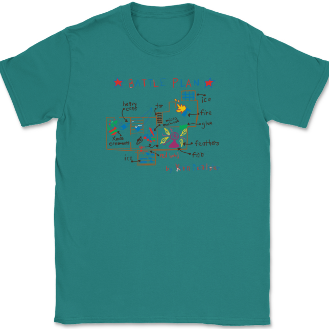 Kevin Mccallister's Battle Plan T-Shirt Mens Tee - Image 11