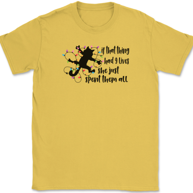 If That Thing Had 9 Lives T-Shirt Mens Tee - Image 14