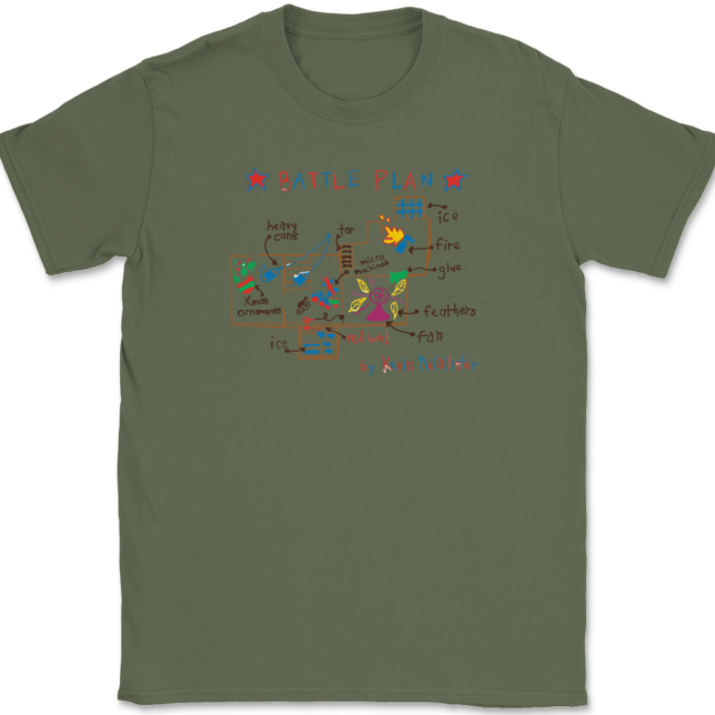 Kevin Mccallister's Battle Plan T-Shirt Mens Tee - Image 15