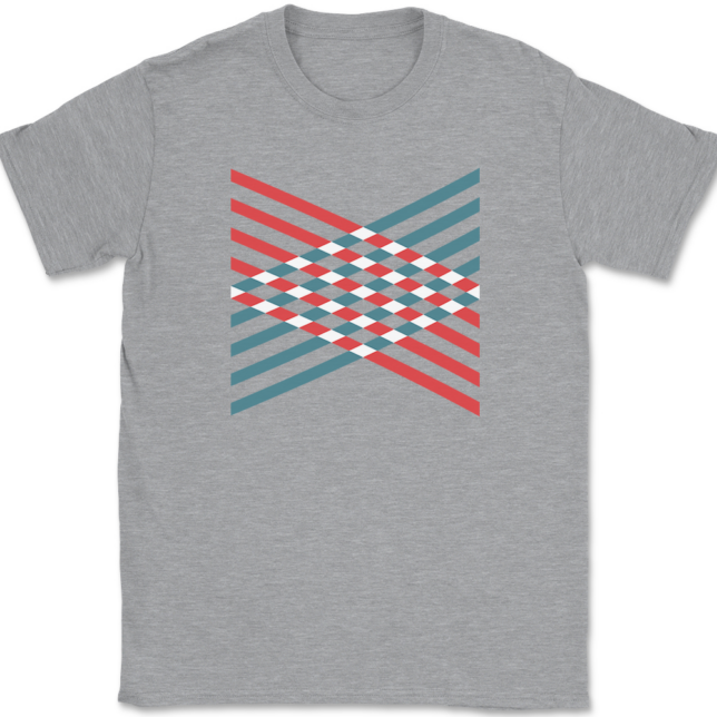 Geometric Geometry Vector T-Shirt Mens Tee - Image 2