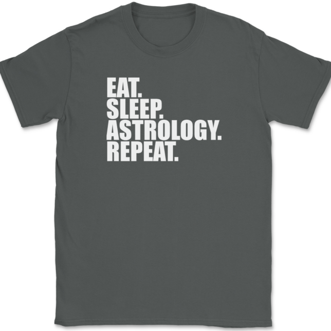 Eat Sleep Astrology Repeat T-Shirt Mens Tee - Image 3