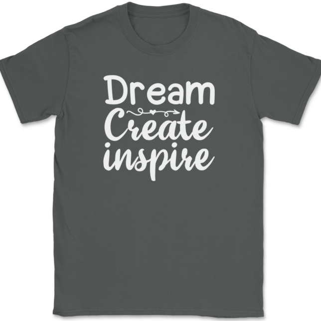 Dream Create Inspire Crafting T-Shirt Mens Tee - Image 3