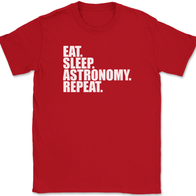 Eat Sleep Astronomy Repeat T-Shirt Mens Tee - Image 4