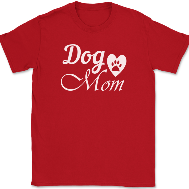 DOG MOM T-Shirt Mens Tee - Image 4