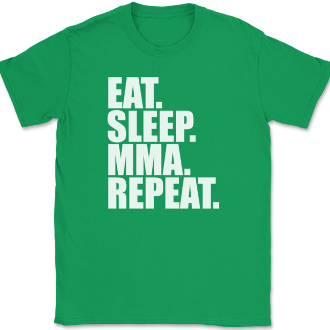 Eat Sleep MMA Repeat T-Shirt Mens Tee - Image 7