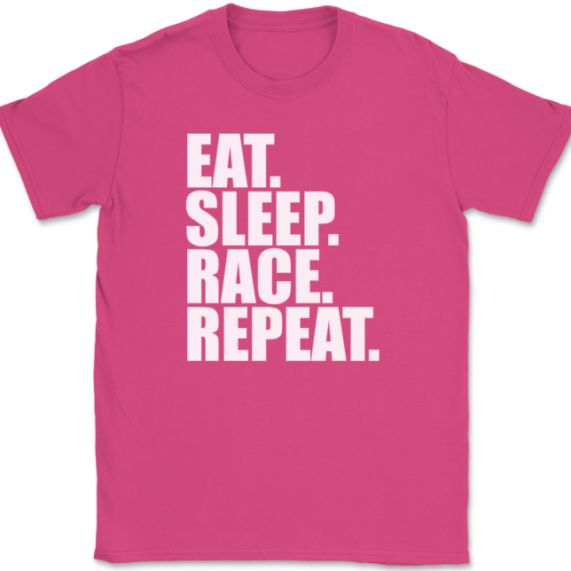 Eat Sleep Race Repeat T-Shirt Mens Tee - Image 9